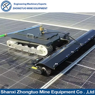 High-End Photovoltaic Panels Cleaning Robot Automatic Dry /Water Waterless Washing Solar Panel Cleaning Robot For PV Pan