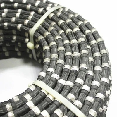 Custom 40m/Roll Beaded Diamond Wire Saw For Reinforced Concrete Cutting