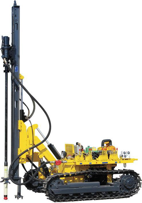 380V Hydraulic Crawler Drill Rig Rock Drilling Rig Machine For Building Road Bridge