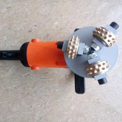 220V Handheld Electric Concrete Scabbler Rotary Bush Hammer