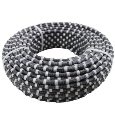 Rubber Connection Hard Marble Stone Diamond Wire Saw For Granite