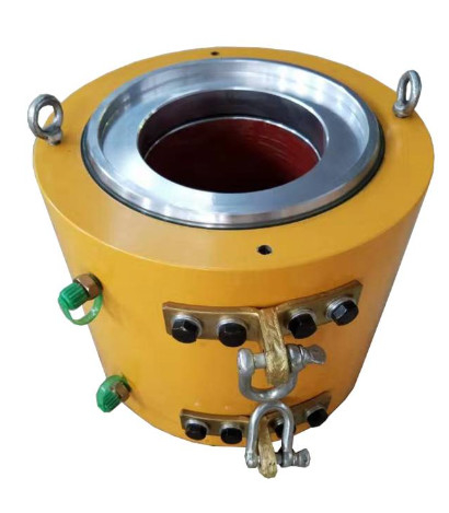 Custom Bridge Construction Machine Prestressed Post Tension Hydraulic Stressing Jack