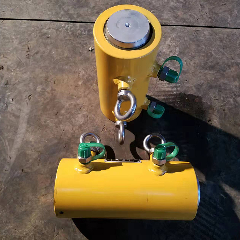 Custom Bridge Construction Machine Prestressed Post Tension Hydraulic Stressing Jack