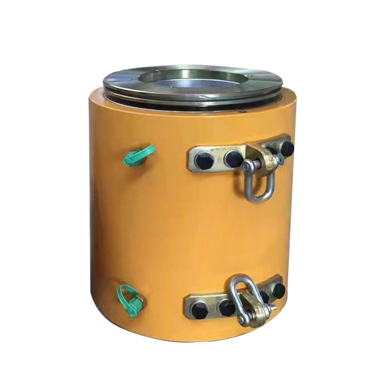 Custom Bridge Construction Machine Prestressed Post Tension Hydraulic Stressing Jack