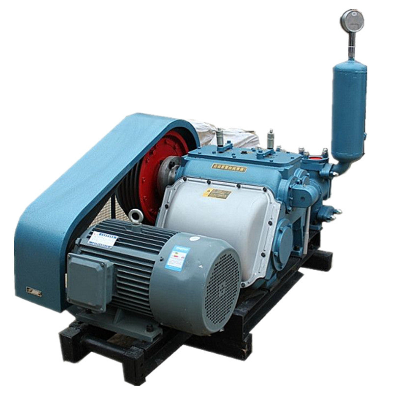 Horizontal Diesel Engine Triplex Piston Mud Pump Small Size BW 160 Mud Pump