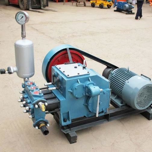 Horizontal Diesel Engine Triplex Piston Mud Pump Small Size BW 160 Mud Pump