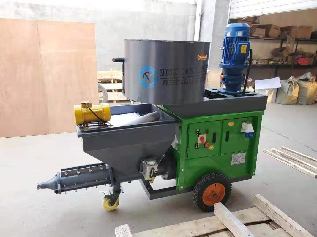 CE ISO Cement Spraying Machine Multifunctional Powder Wall Machine With Mixer