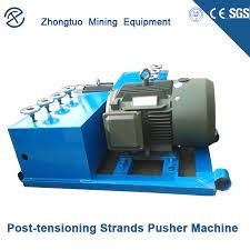 ISO Bridge Construction Machine Large Capacity Strand Pusher For Prestress Concrete