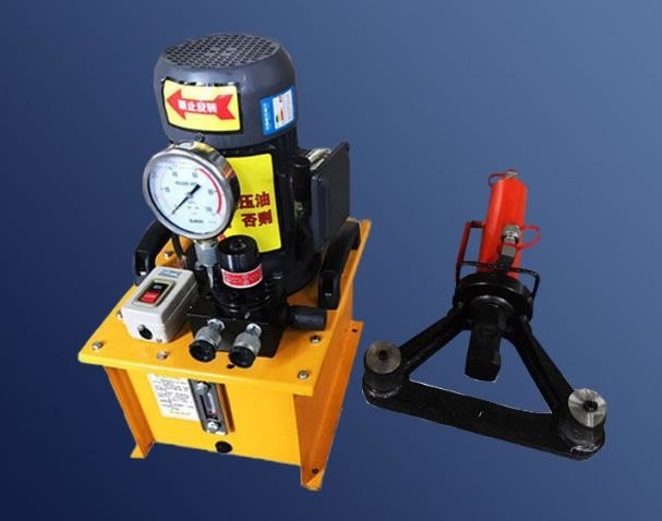 16T Portable Steel Bar Bending Machine Hydraulic System Driven