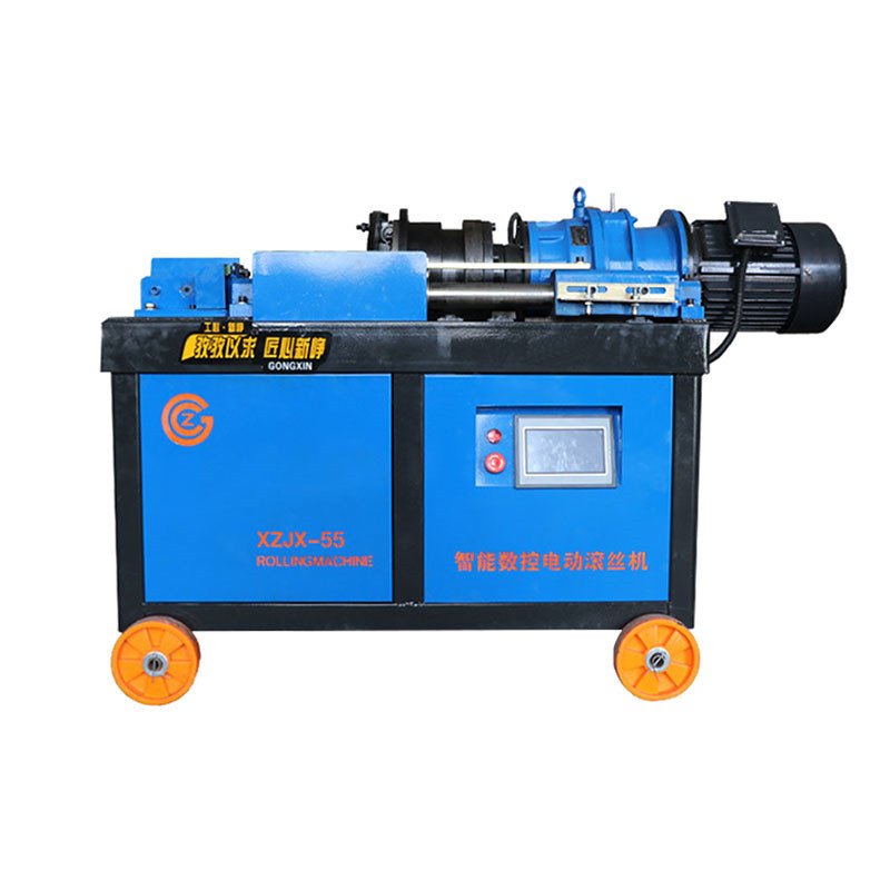Electric CNC Round Steel Stripping Thread Rolling Machine For Rebar