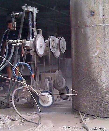 Hydraulic Diamond Wire Saw For Granite Stone Quarry Bridge Saw