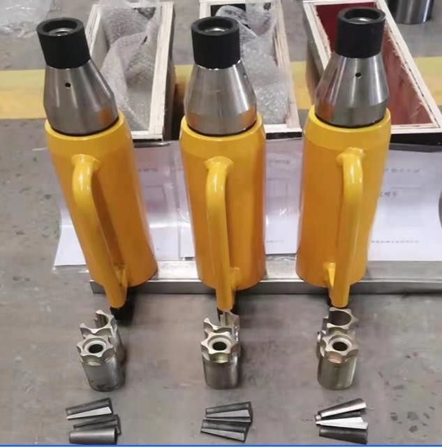 Prestressed Post Tension Hydraulic Mono Strand Stressing Jack For Bridge
