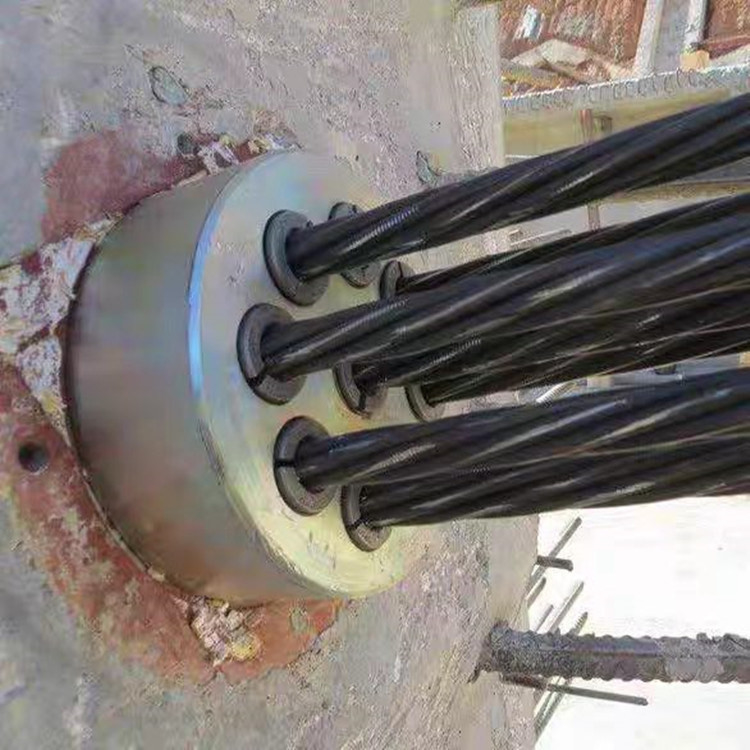 Steel Post Tension Anchor Prestressed Anchorage System Components