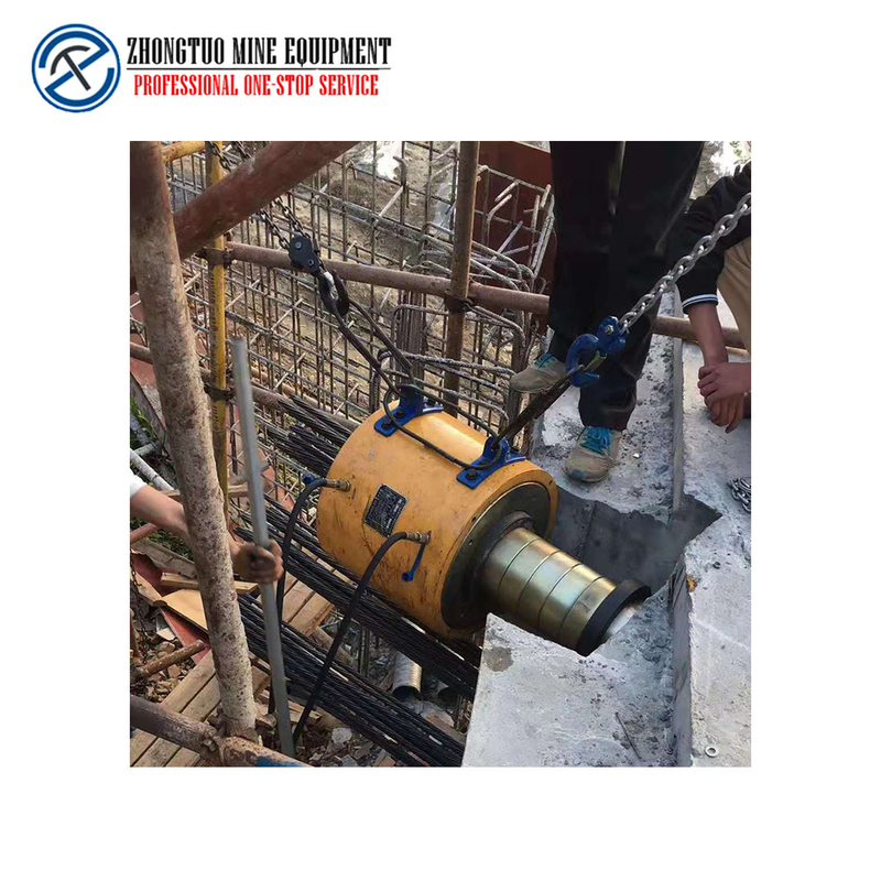Hydraulic Post Tension Jack For Stressing PC Strands In Bridge Construction