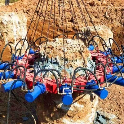 Hydraulic Round Pile Breaker / Cutter For Concrete Piles