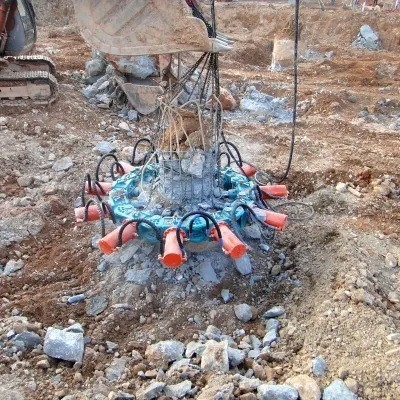 Big Crush Breaker Round / Square Hydraulic Concrete Pile Head Cutter