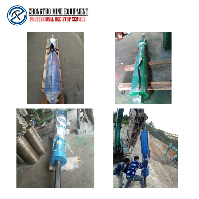 Ultra Large Hydraulic Rock Splitter Machine Mounted With Excavator