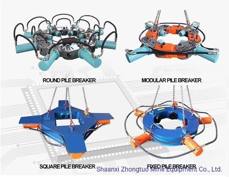 Concrete Round Pile Head Cutter Hydraulic Pile Breaker