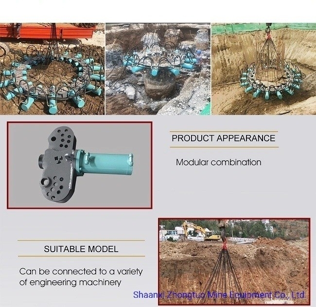 Concrete Round Pile Head Cutter Hydraulic Pile Breaker