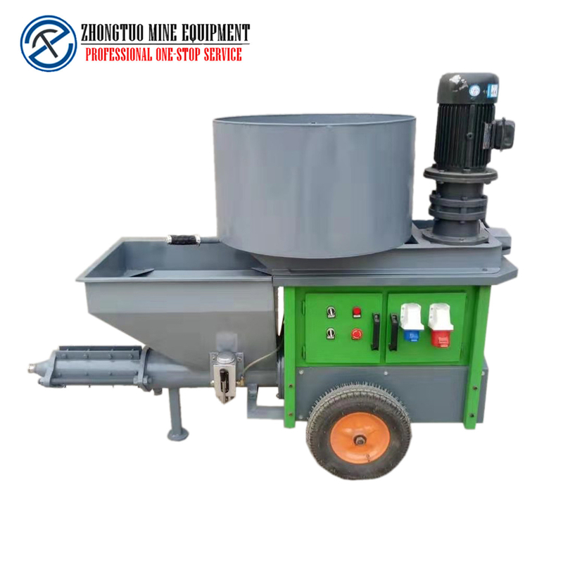 Concrete Pump Mixed Cement Mortar Plaster Spray Machine