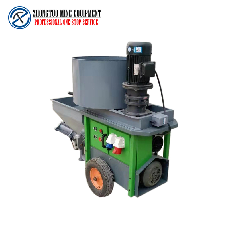 Concrete Pump Mixed Cement Mortar Plaster Spray Machine