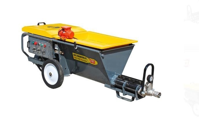 Screw Type Mortar Spraying Machine With Air Compressor