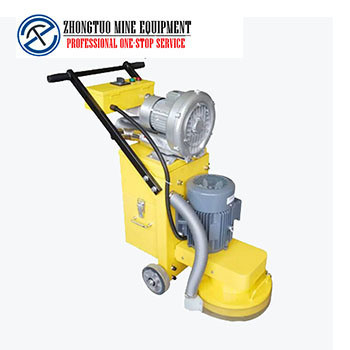Floor Grinder Concrete Polish Machine With Dust Vacuum Cleaner