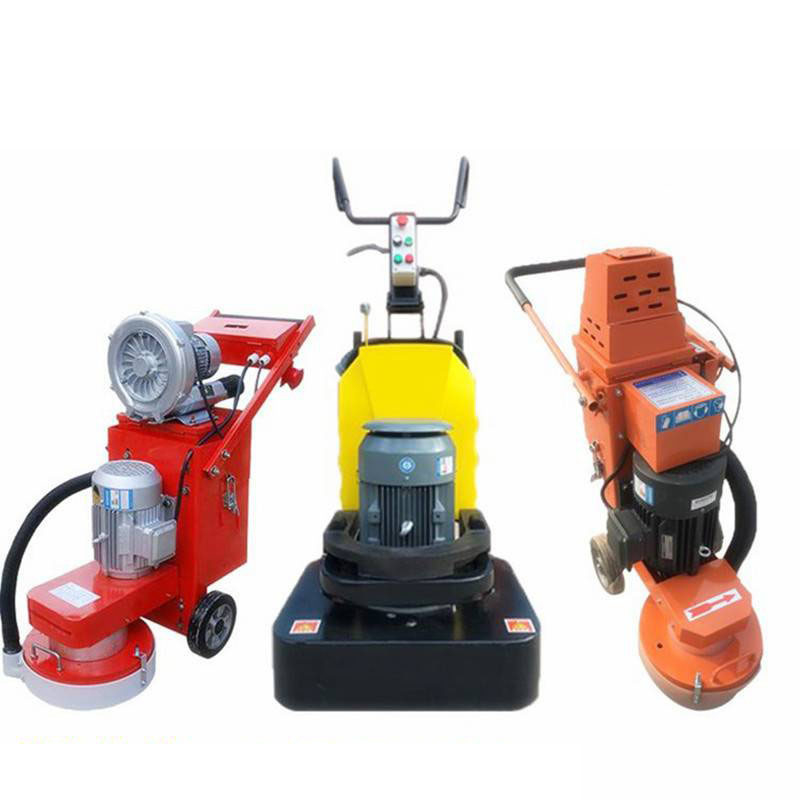 Floor Grinder Concrete Polish Machine With Dust Vacuum Cleaner