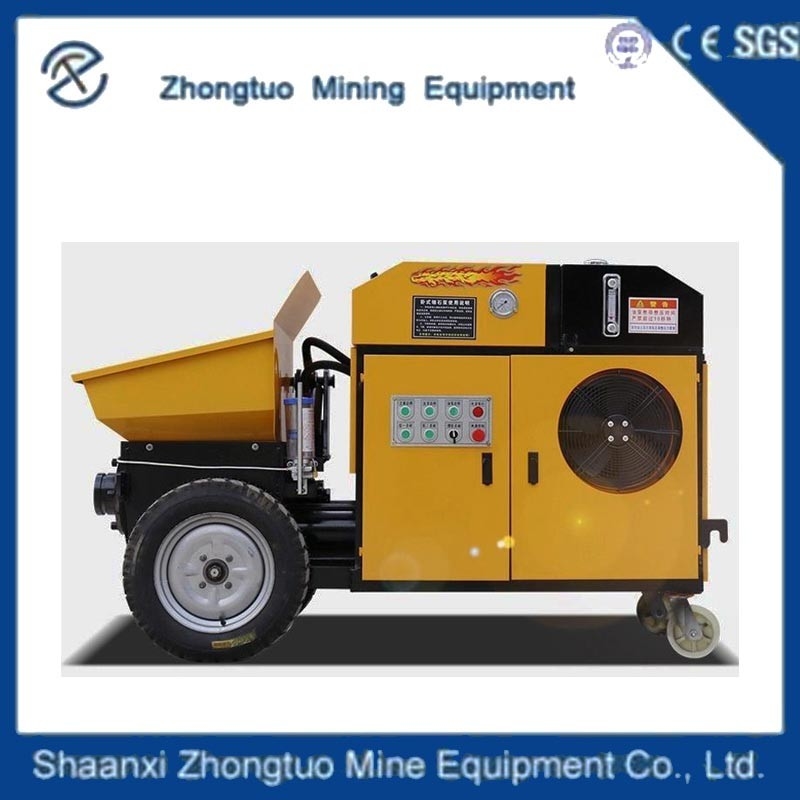 Cement / Sand / Concrete Grouting Pump Concrete Pump With Concrete Mixer For Construction Projects