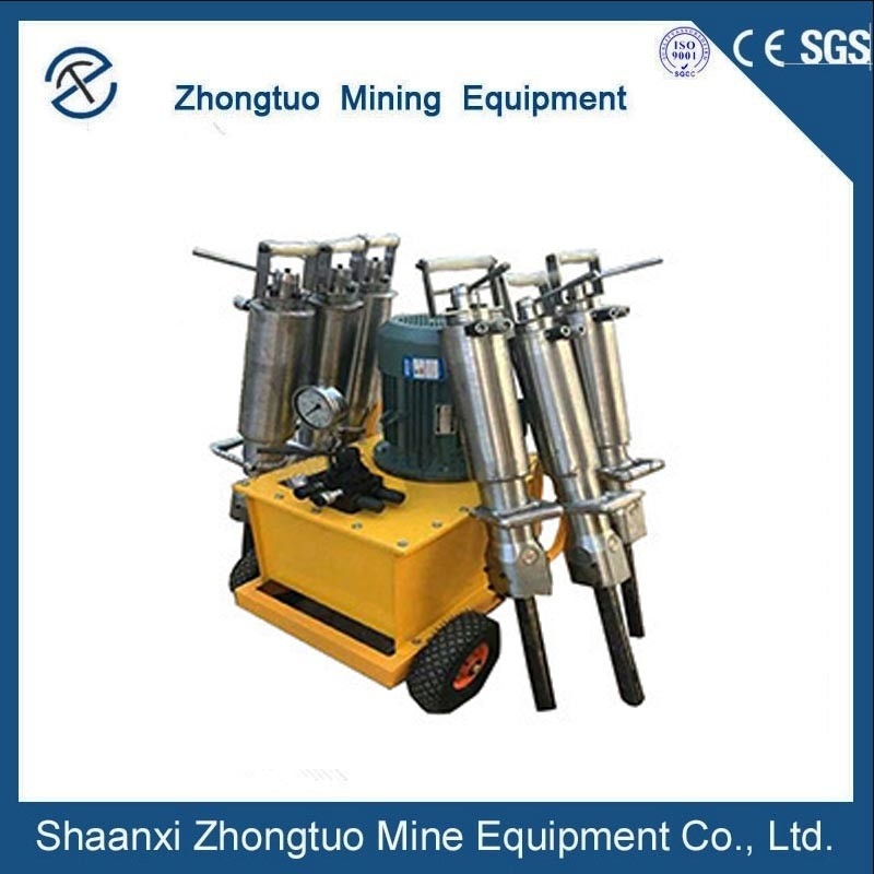 Hydraulic Marble Rock / Stone Splitter For Granite Superior Splitting Force