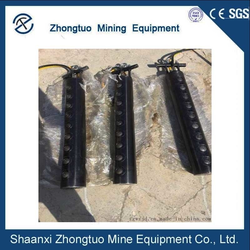 Block Silent Cracking Hydraulic Rock Splitter ZT110 Rock Splitter Machine 820mm Length 11mm Plunger Diameter