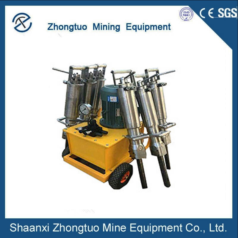 Mining Double Piston Hydraulic Rock Splitter Machine For Smelting Production