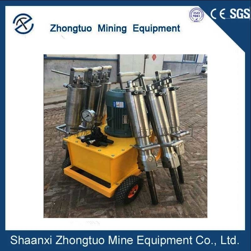 Hydraulic Rock Splitter High Pressure Oil Driven Stone Splitting Machine For Rock Concrete