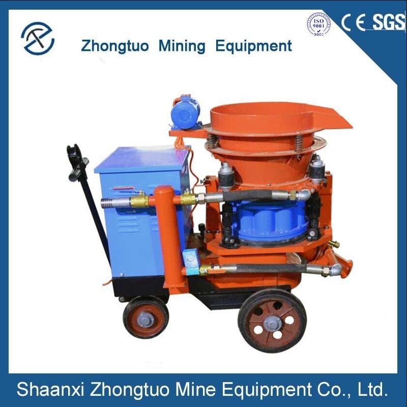 Pz-7 Mine Concrete Shotcrete Machine With High Efficiency Concrete Pumping Equipment