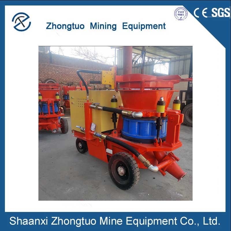 Pz-7 Mine Concrete Shotcrete Machine With High Efficiency Concrete Pumping Equipment