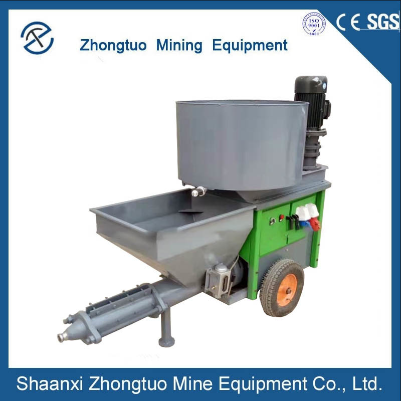 Cement Wall Plastering Mortar Spraying Machine Grouting Pump Underground Drilling Machine