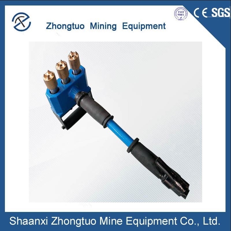Pneumatic Multi Head Concrete Floor Scabbler For Chiseling Tungsten Steel Alloy