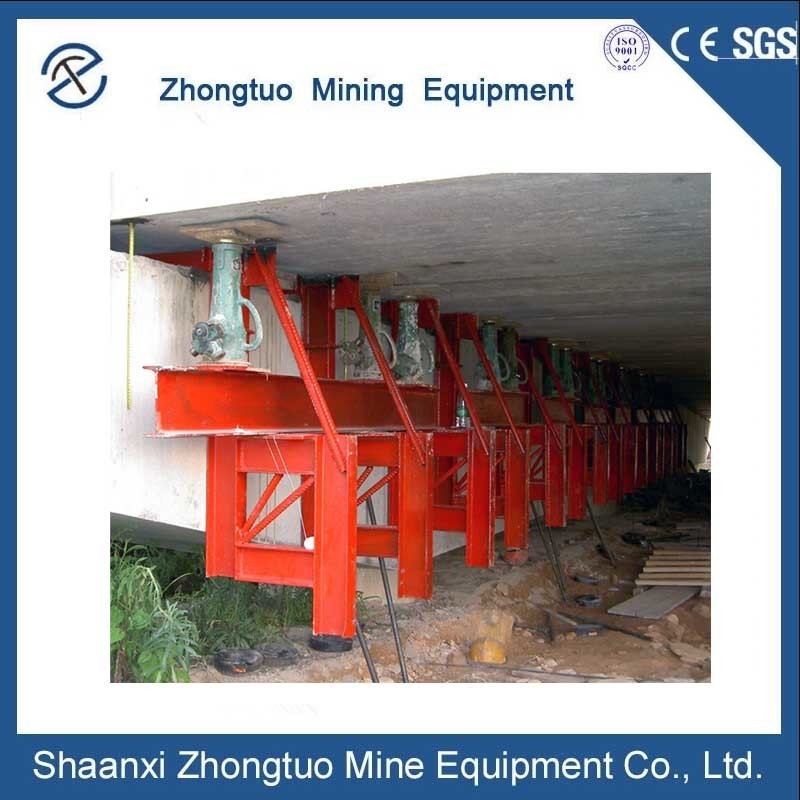 Flat Manual Lock Nut Hydraulic Jack Post Tension Stressing Equipment
