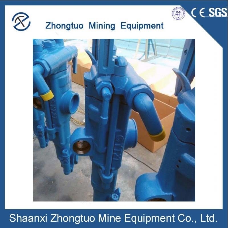 YT28 Pneumatic Rock Drill Jack Hammer Lightweight Low Noise High Efficiency Water Borehole Drilling Machine