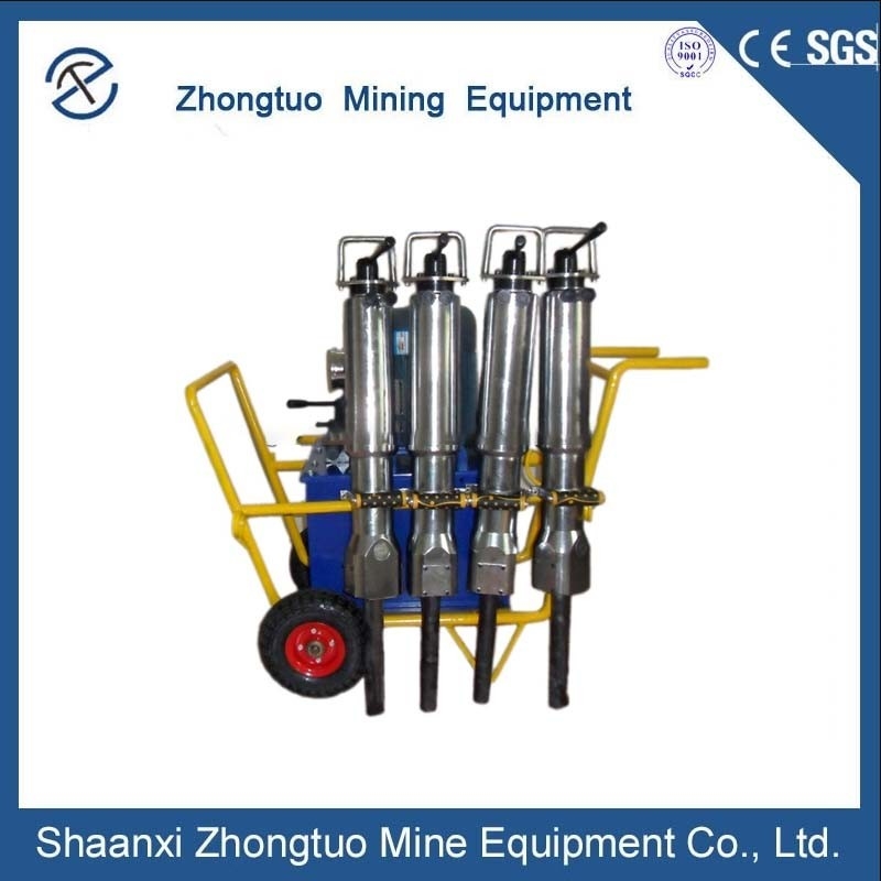 Diesel Drive Mining Machine Hydraulic Stone Splitter High Pressure Oil For Simultaneous Directional Cracking Of Rock