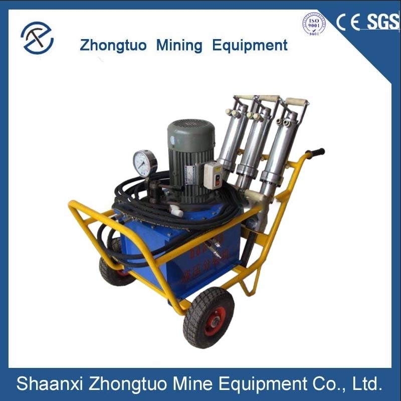 Diesel Drive Mining Machine Hydraulic Stone Splitter High Pressure Oil For Simultaneous Directional Cracking Of Rock