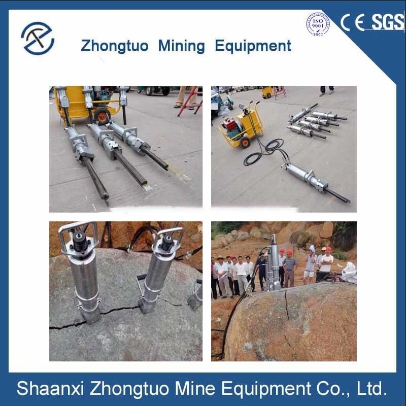 Diesel Drive Mining Machine Hydraulic Stone Splitter High Pressure Oil For Simultaneous Directional Cracking Of Rock