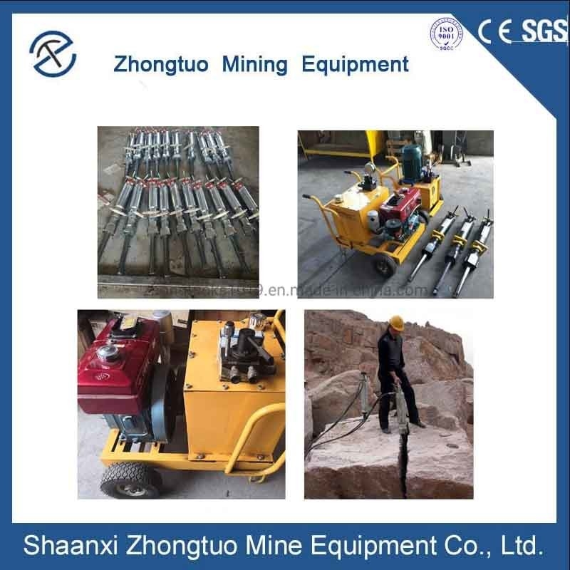 Diesel Drive Mining Machine Hydraulic Stone Splitter High Pressure Oil For Simultaneous Directional Cracking Of Rock