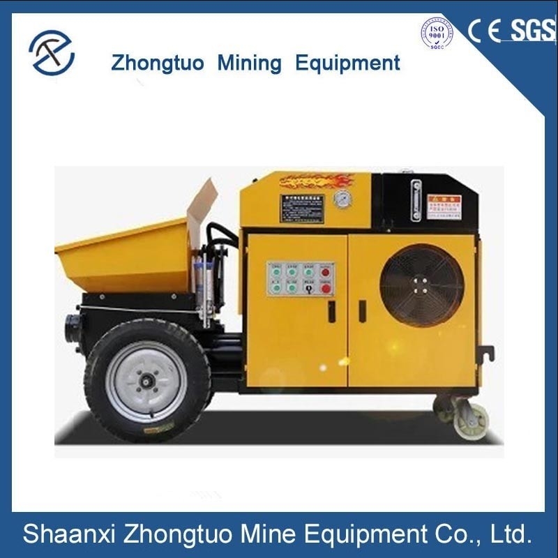 100mm Pump Diameter Concrete Pump With 0.5-2cm Aggregate Size Concrete Injection Pump