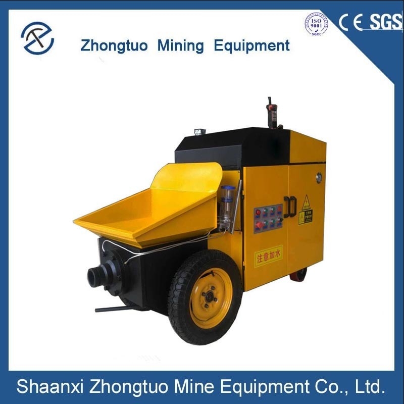 100mm Pump Diameter Concrete Pump With 0.5-2cm Aggregate Size Concrete Injection Pump