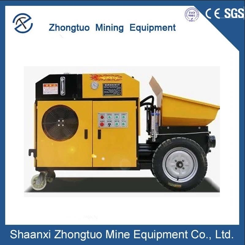 100mm Pump Diameter Concrete Pump With 0.5-2cm Aggregate Size Concrete Injection Pump