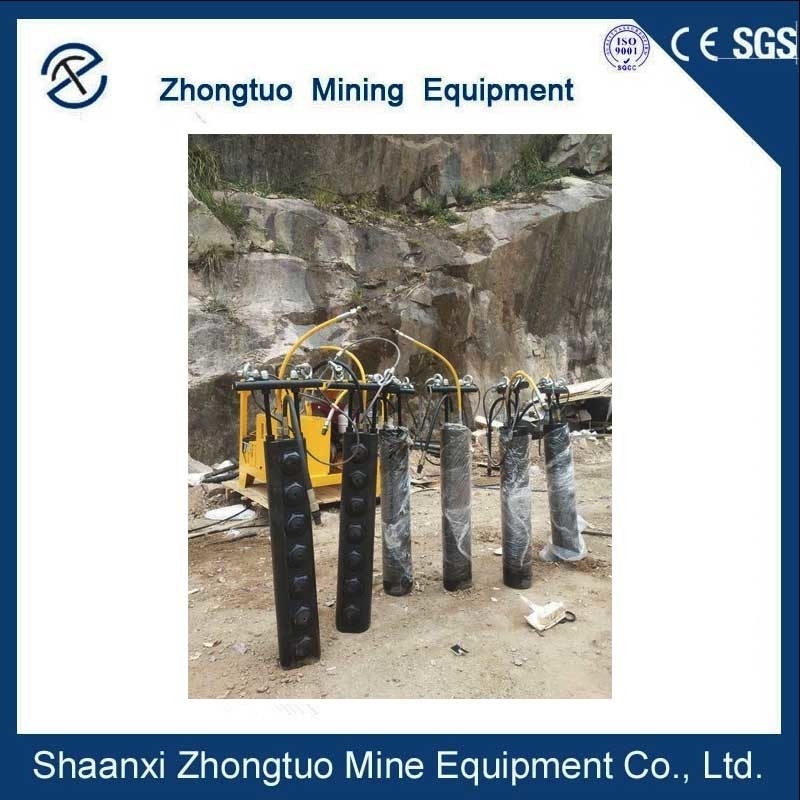 Diesel Power Station Hydraulic Rock Splitter For Large Hole Blasting Pressure Oil Pump