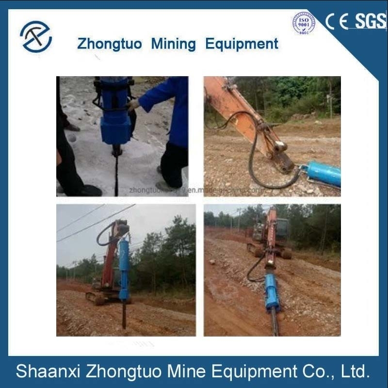 Rock Splitter Mounted On Specialized Carrier For Horizontal Tunneling Hydraulic Splitting Machine