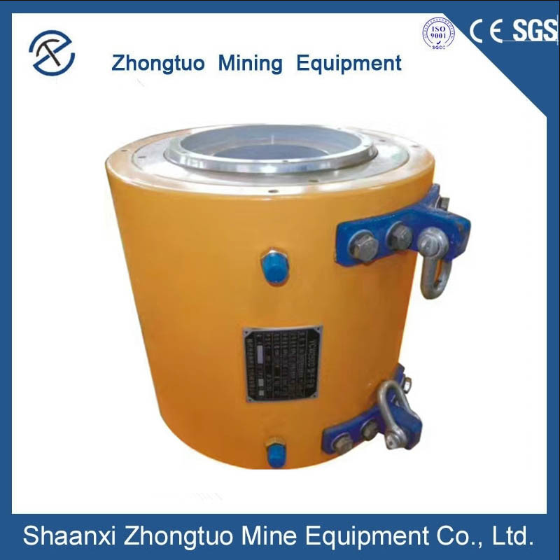 High Strength Steel Hydraulic Stressing Jack System For Bridge Hollow Steel Strand Tensioning
