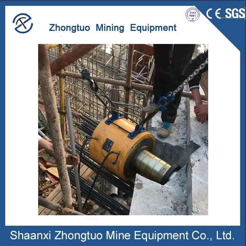 High Strength Steel Hydraulic Stressing Jack System For Bridge Hollow Steel Strand Tensioning